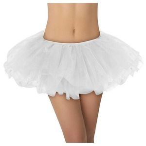 SOLD Ballet Dancer TuTu Adult Halloween Costume Fluffy White Skirt Party Cosplay
